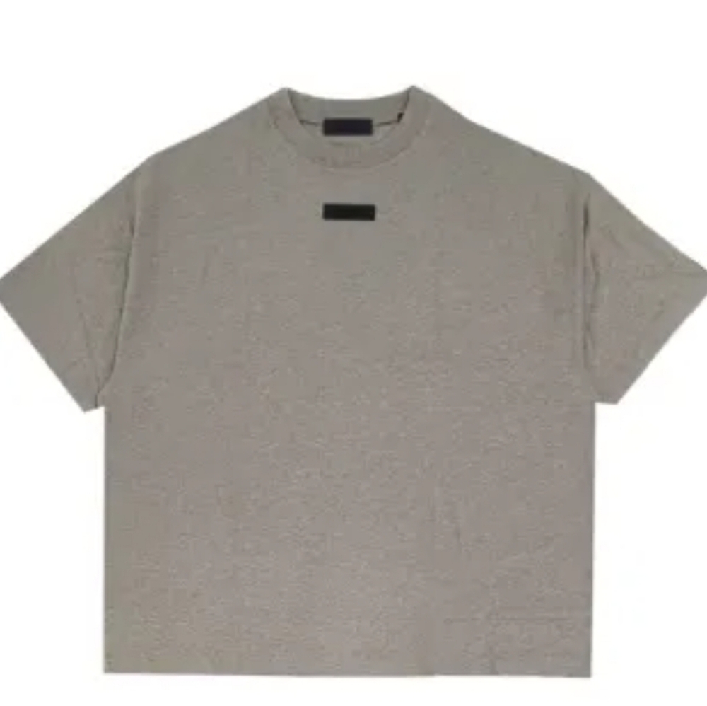 NWT FEAR OF GOD ESSENTIALS Crew Neck T-shirt Heather Gray Sz L